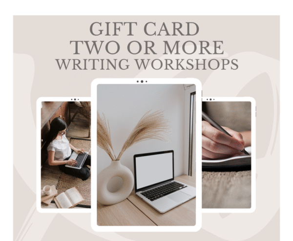 Gift Card for Two or More Workshops - $84/each